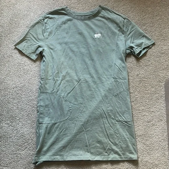 Ivory Ella Dresses | Ivory Ella Sage T-Shirt Dress With Pockets! | Color: Green | Size: M | Pm-00385965's Closet